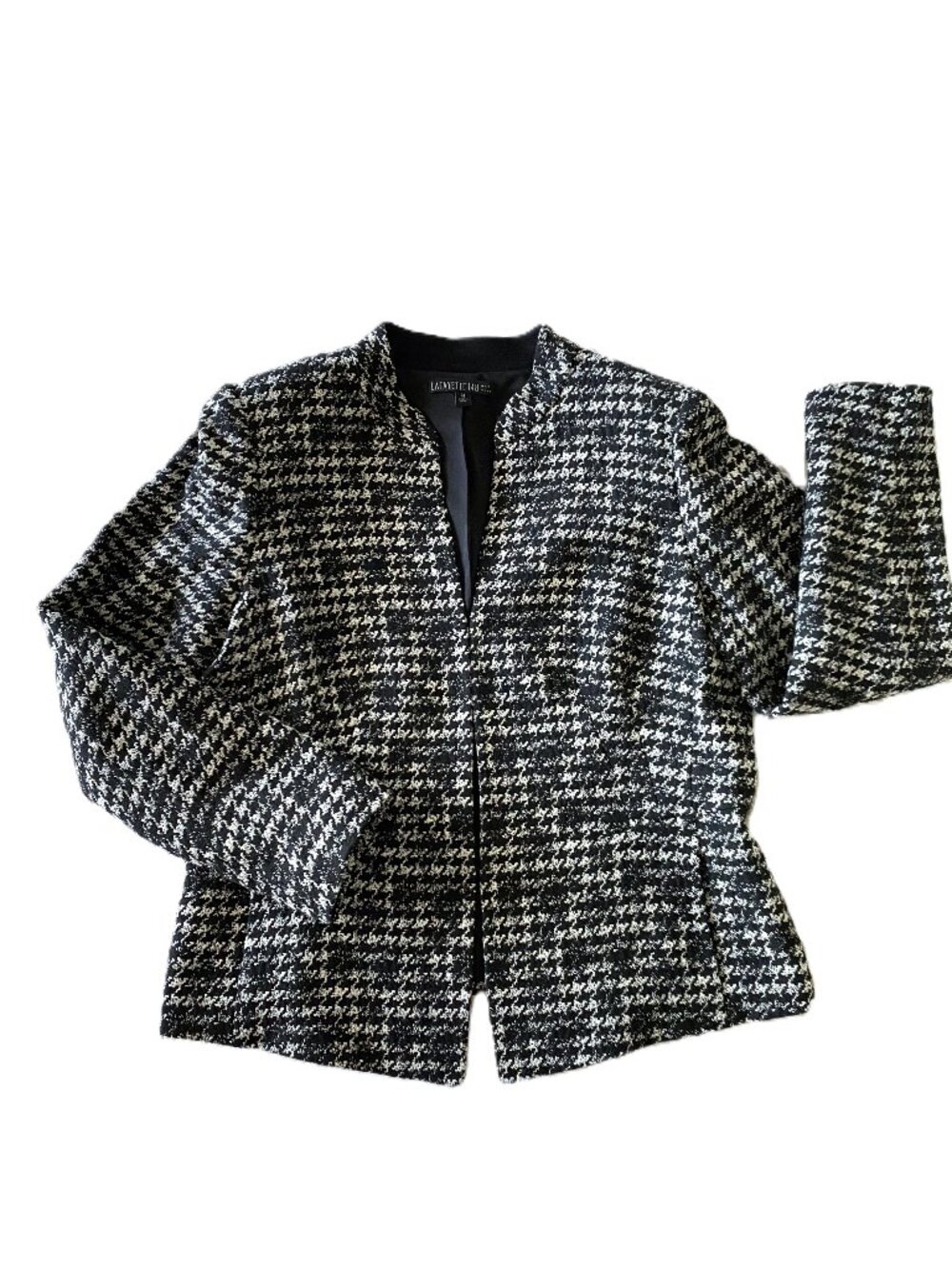 Lafayette 148 NY Houndstooth Jacket Size 14
